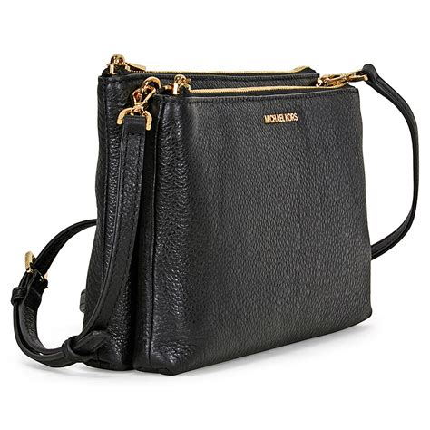 michael kors double zip cross body bag|Michael Kors zip closure handbags.